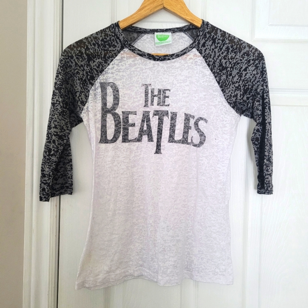 Officially licensed The Beatles 3/4 sleeve women's top